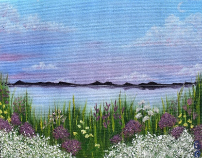 Dusk on the Water - Paper Art Print