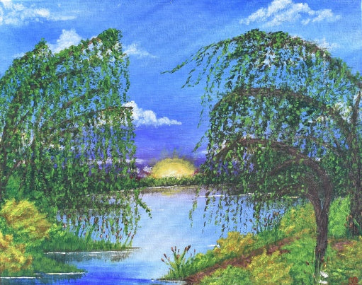 Trees of Sorrow - Paper Art Print